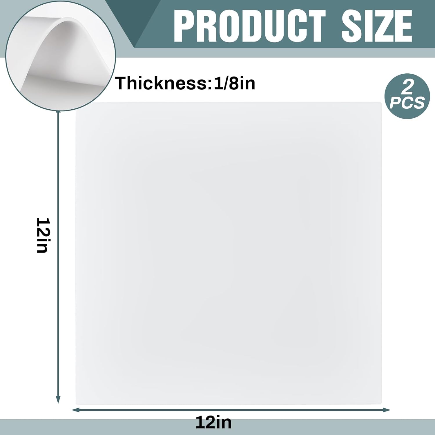 Feuille de caoutchouc de silicone 12 x 12 pouces, tampon en caoutchouc blanc de 1/8 pouce, matériau de joint en caoutchouc résistant à la chaleur - Fournisseurs Paidu