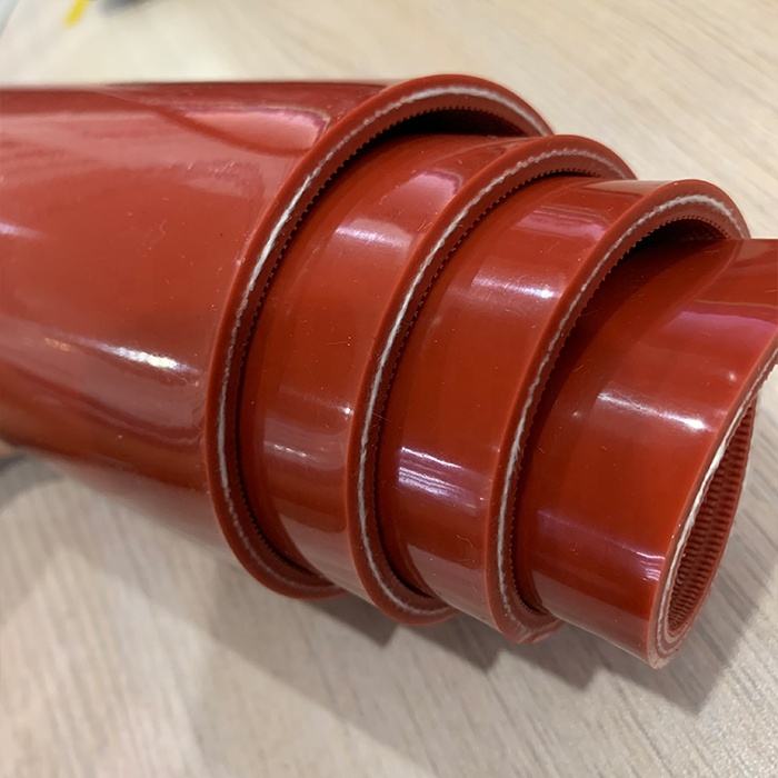 Gasket Silicone Cushion Rubber Sheet with Fabric/Fiberglass Reinforced High Tensile Resistant Red - Paidu Suppliers